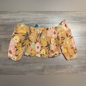 ROXY off the shoulder top